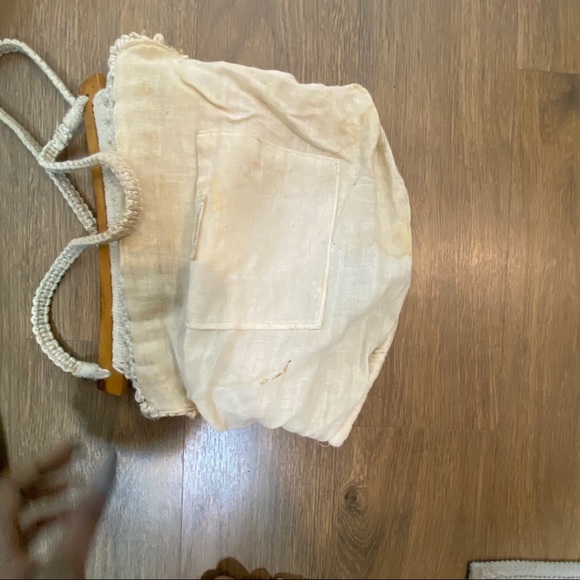 VINTAGE Macrame Crochet Handbag - Picture 5 of 7